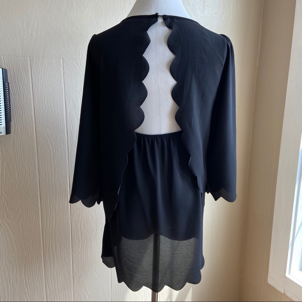 Stitch Fix Papermoon Violeta Open Back Crepe Top